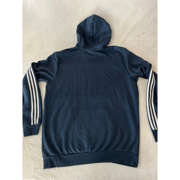 ADIDAS NAVY BLUE HOODIE KIDS SIZE XL - Picture 8 of 9